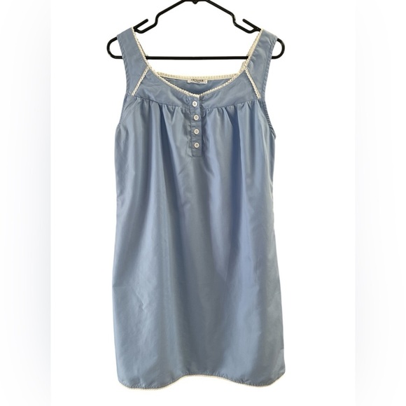 Blue lace cottage core dress - Picture 2 of 4